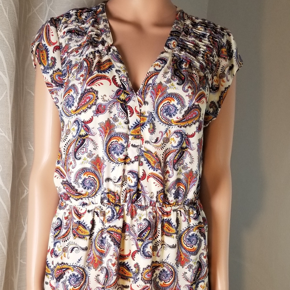 Used DR2 Multi color casual dress